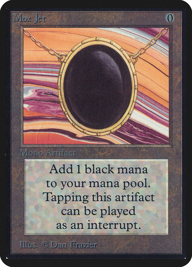 Mox Jet [Alpha Edition] | Shuffle n Cut Hobbies & Games