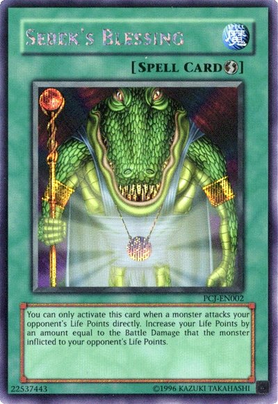 Sebek's Blessing [PCJ-EN002] Prismatic Secret Rare | Shuffle n Cut Hobbies & Games
