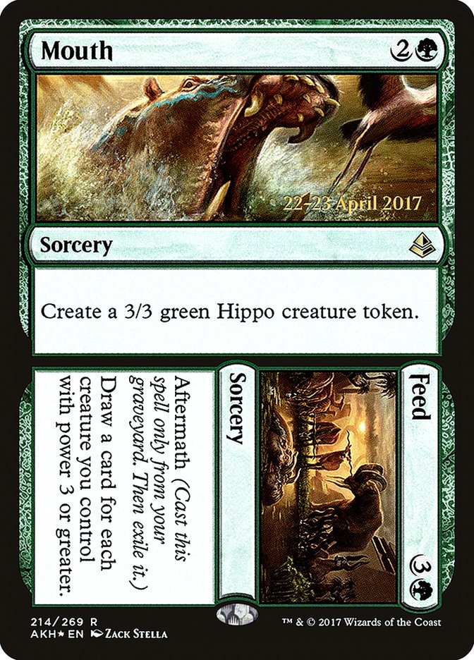 Mouth // Feed [Amonkhet Prerelease Promos] | Shuffle n Cut Hobbies & Games