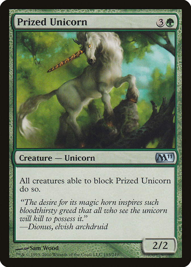 Prized Unicorn [Magic 2011] | Shuffle n Cut Hobbies & Games