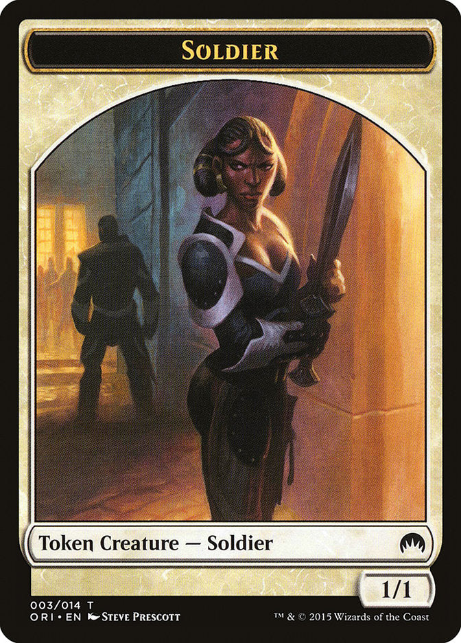 Soldier Token [Magic Origins Tokens] | Shuffle n Cut Hobbies & Games