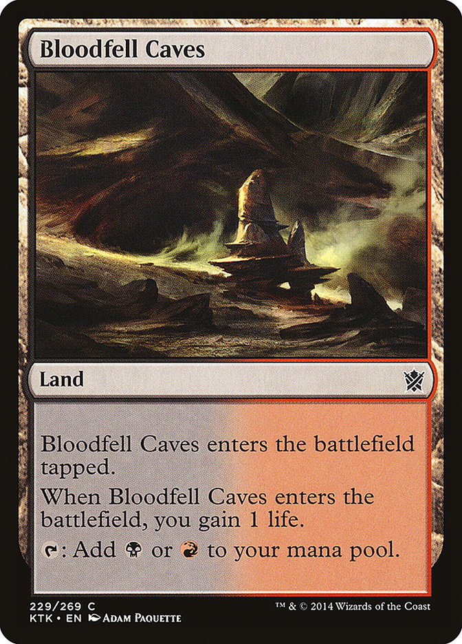 Bloodfell Caves [Khans of Tarkir] | Shuffle n Cut Hobbies & Games