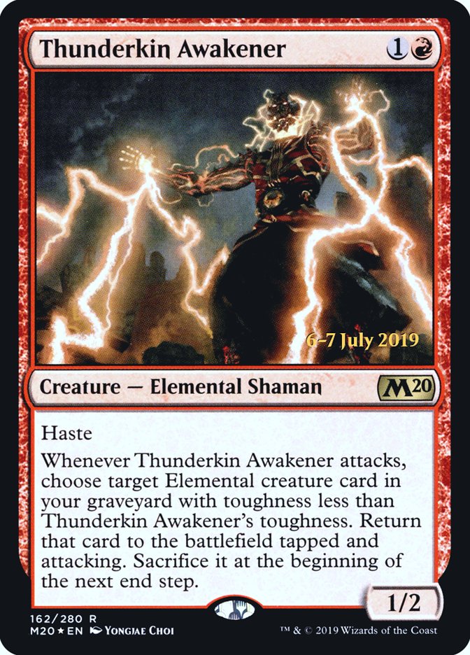 Thunderkin Awakener [Core Set 2020 Prerelease Promos] | Shuffle n Cut Hobbies & Games