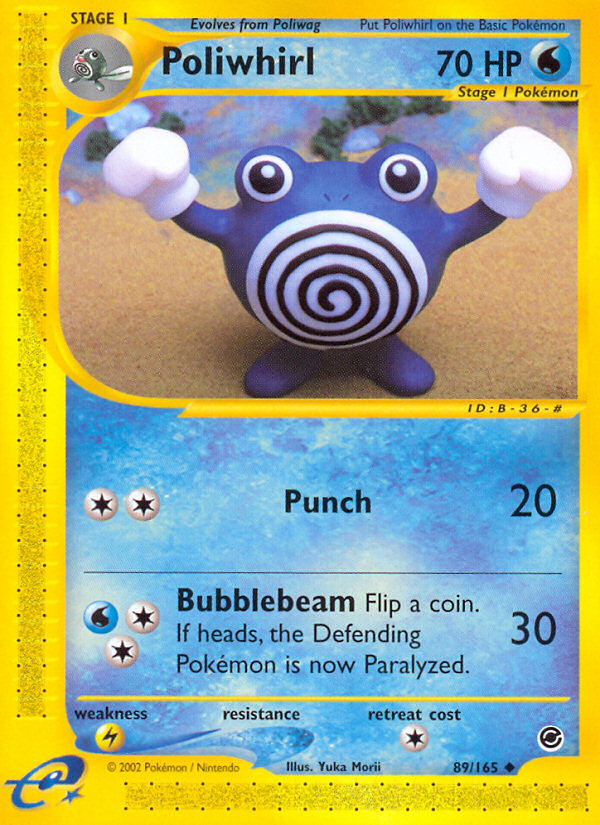 Poliwhirl (89/165) [Expedition: Base Set] | Shuffle n Cut Hobbies & Games