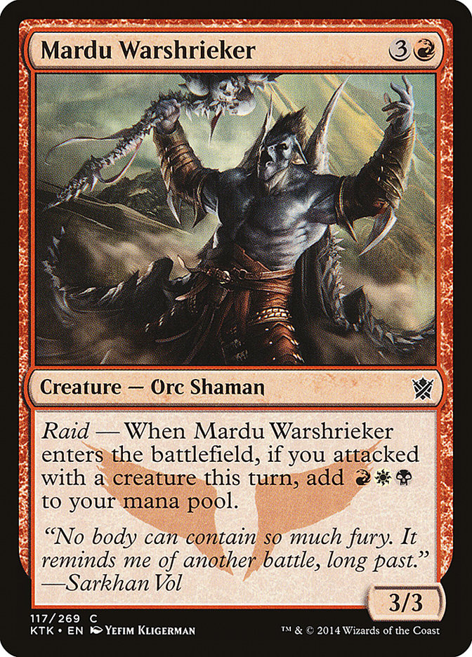 Mardu Warshrieker [Khans of Tarkir] | Shuffle n Cut Hobbies & Games