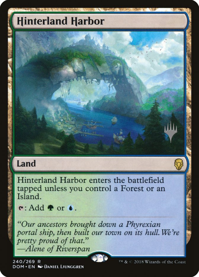 Hinterland Harbor (Promo Pack) [Dominaria Promos] | Shuffle n Cut Hobbies & Games