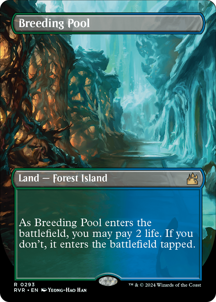 Breeding Pool (Borderless) [Ravnica Remastered] | Shuffle n Cut Hobbies & Games