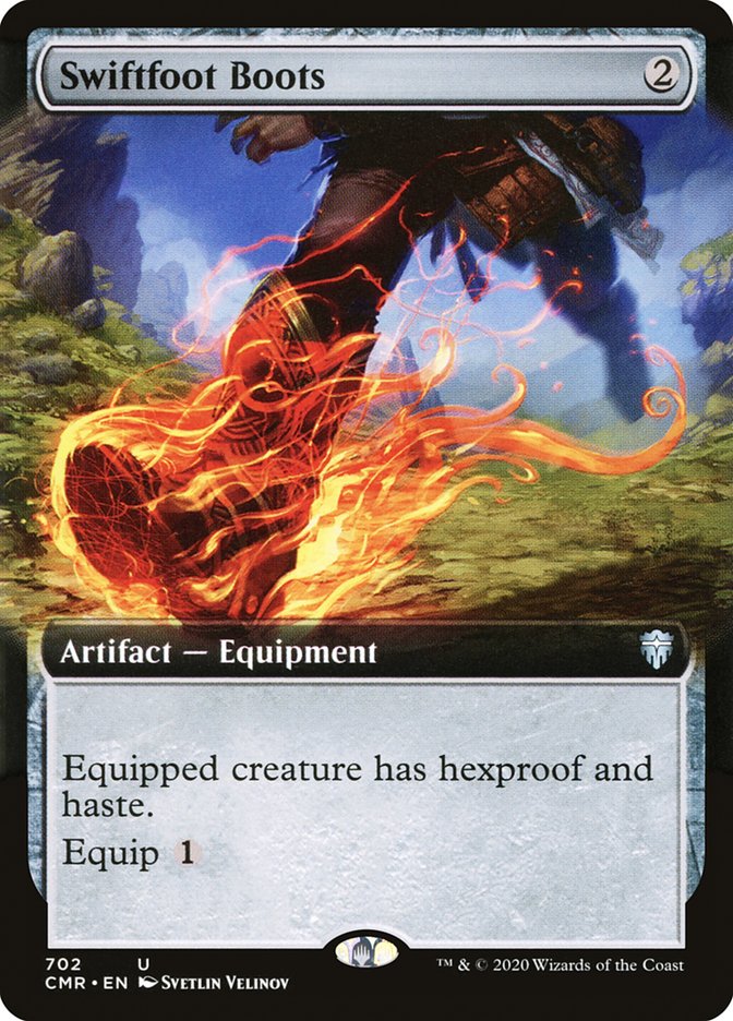 Swiftfoot Boots (Extended Art) [Commander Legends] | Shuffle n Cut Hobbies & Games