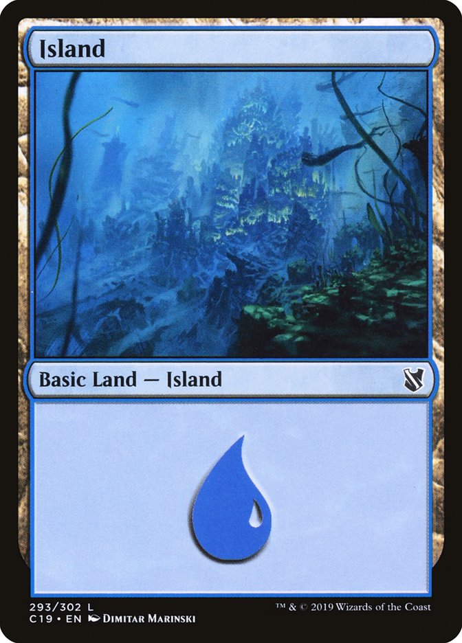 Island (293) [Commander 2019] | Shuffle n Cut Hobbies & Games