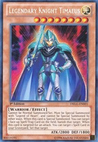 Legendary Knight Timaeus [DRLG-EN001] Secret Rare | Shuffle n Cut Hobbies & Games