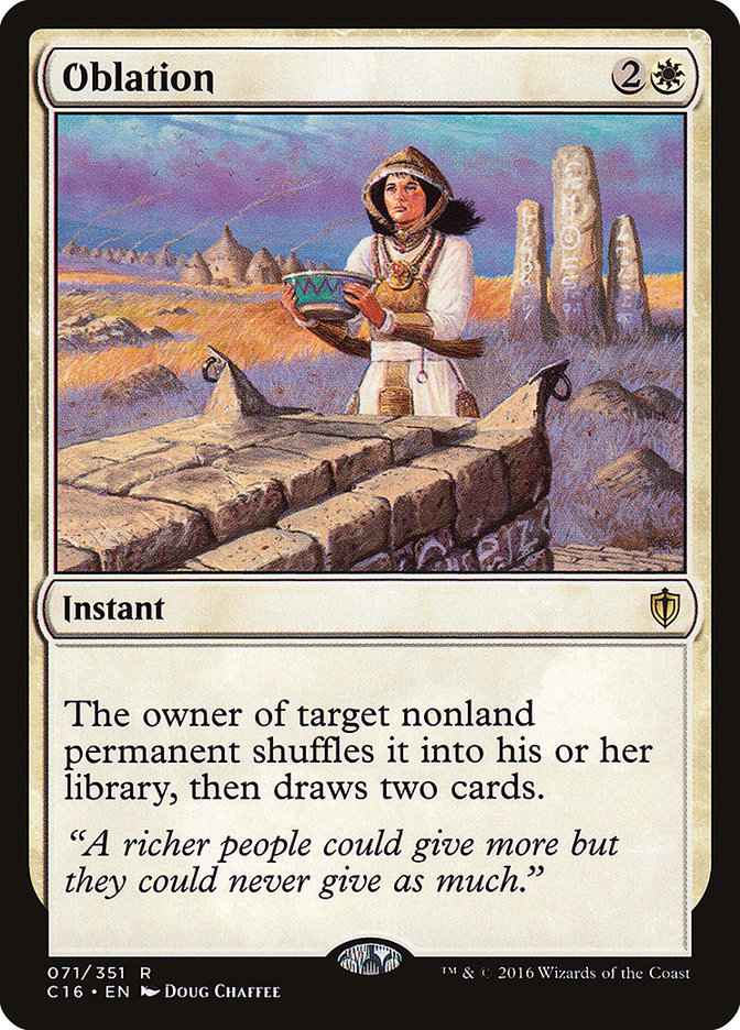 Oblation [Commander 2016] | Shuffle n Cut Hobbies & Games