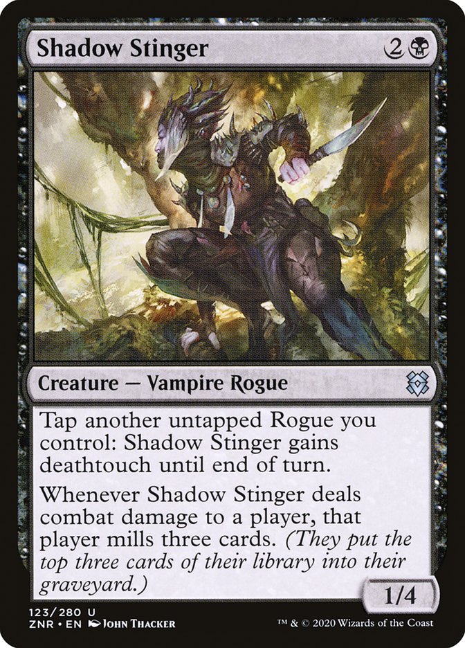 Shadow Stinger [Zendikar Rising] | Shuffle n Cut Hobbies & Games