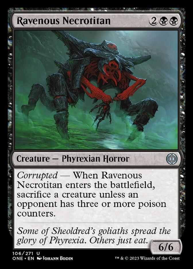 Ravenous Necrotitan [Phyrexia: All Will Be One] | Shuffle n Cut Hobbies & Games