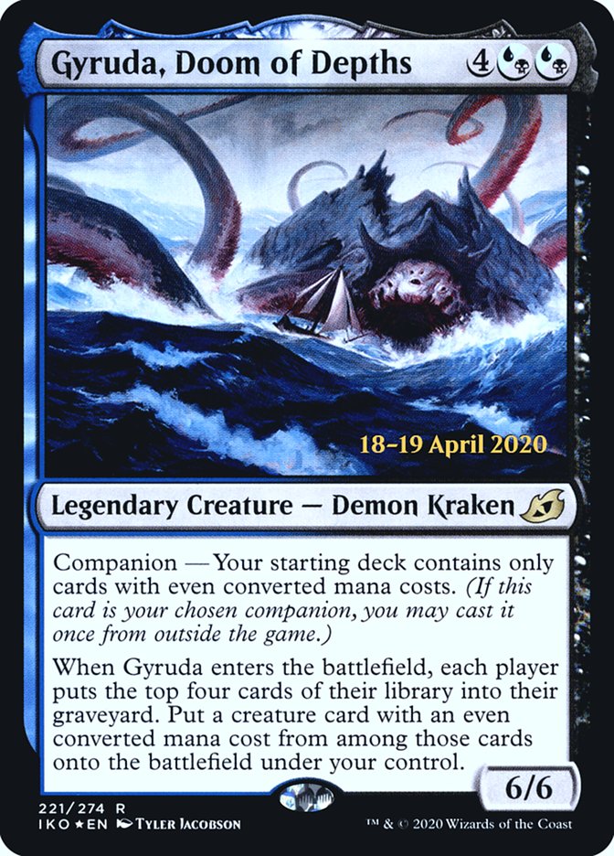 Gyruda, Doom of Depths [Ikoria: Lair of Behemoths Prerelease Promos] | Shuffle n Cut Hobbies & Games
