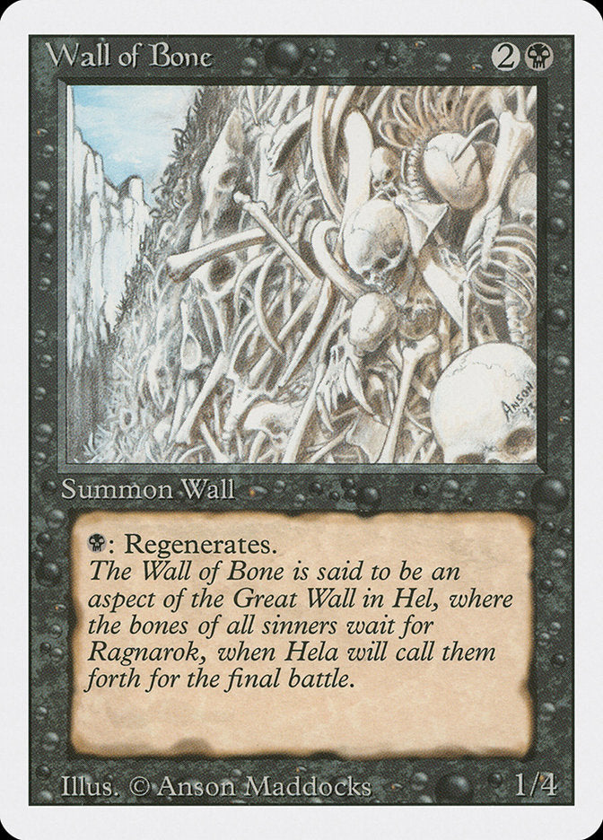 Wall of Bone [Revised Edition] | Shuffle n Cut Hobbies & Games