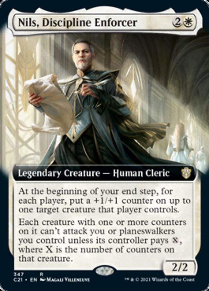 Nils, Discipline Enforcer (Extended Art) [Commander 2021] | Shuffle n Cut Hobbies & Games