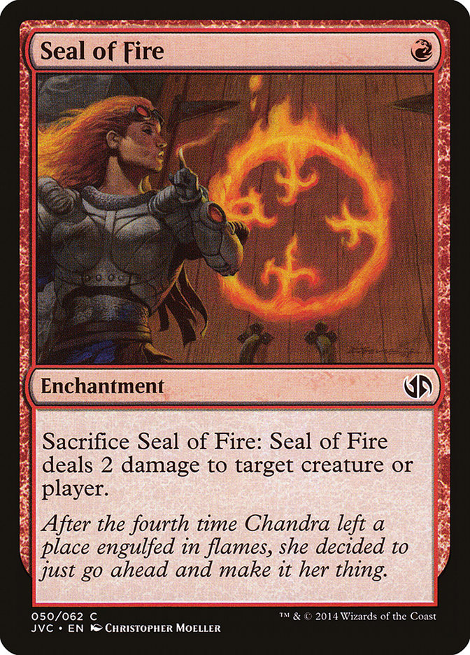 Seal of Fire [Duel Decks Anthology] | Shuffle n Cut Hobbies & Games