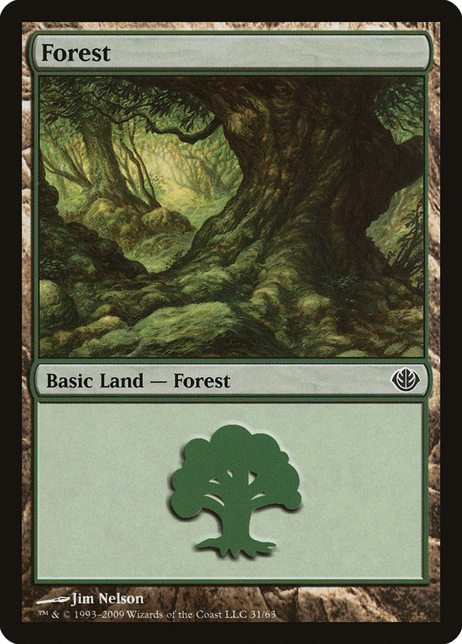Forest (31) [Duel Decks: Garruk vs. Liliana] | Shuffle n Cut Hobbies & Games