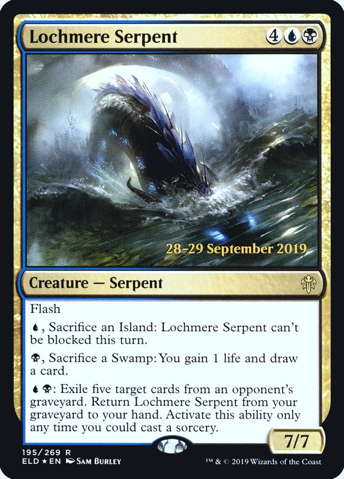 Lochmere Serpent [Throne of Eldraine Prerelease Promos] | Shuffle n Cut Hobbies & Games