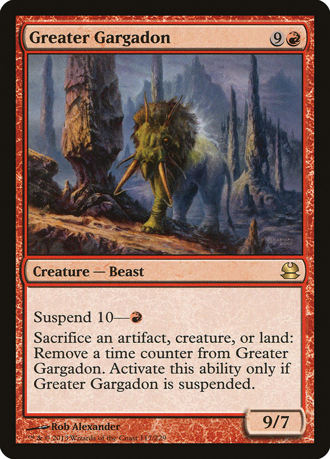 Greater Gargadon [Modern Masters] | Shuffle n Cut Hobbies & Games