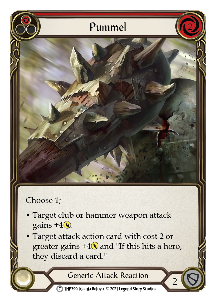 Pummel (Red) [1HP399] | Shuffle n Cut Hobbies & Games