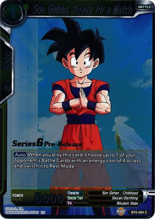 Son Gohan, Ready for a Match [BT6-084_PR] | Shuffle n Cut Hobbies & Games