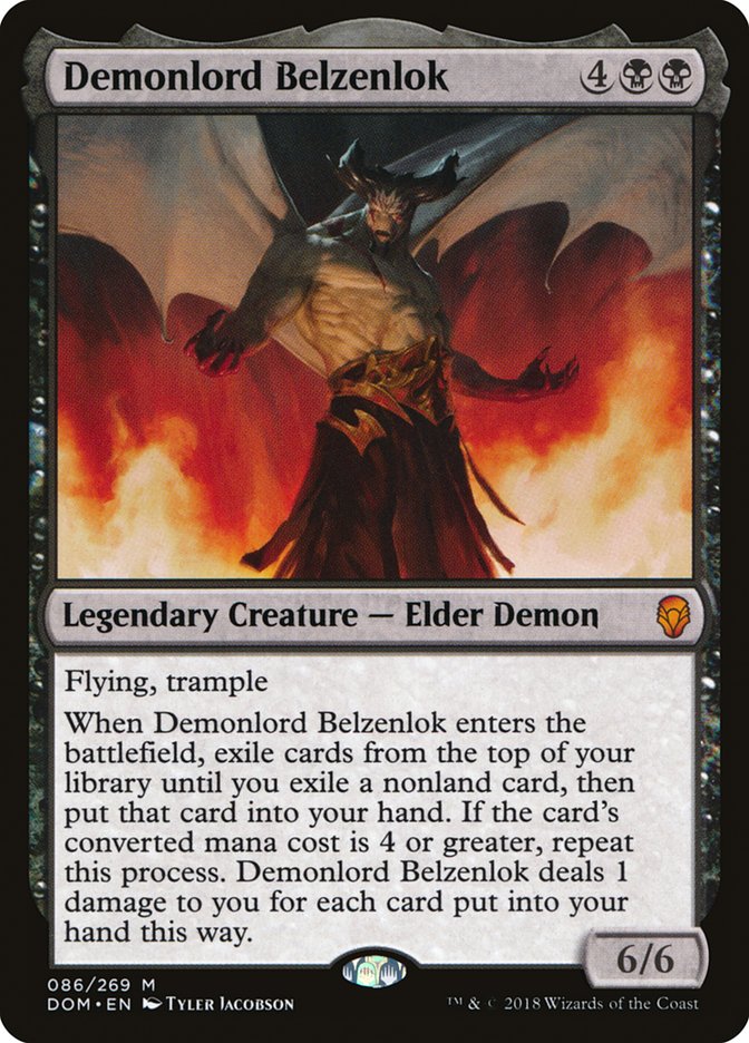Demonlord Belzenlok [Dominaria] | Shuffle n Cut Hobbies & Games