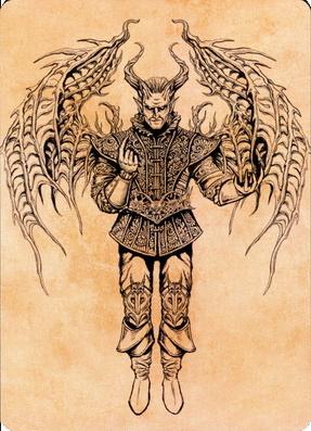Raphael, Fiendish Savior Art Card (75) [Commander Legends: Battle for Baldur's Gate Art Series] | Shuffle n Cut Hobbies & Games