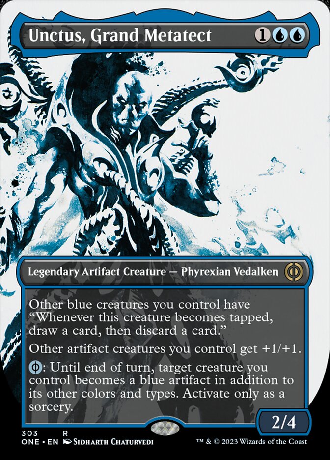 Unctus, Grand Metatect (Borderless Ichor) [Phyrexia: All Will Be One] | Shuffle n Cut Hobbies & Games