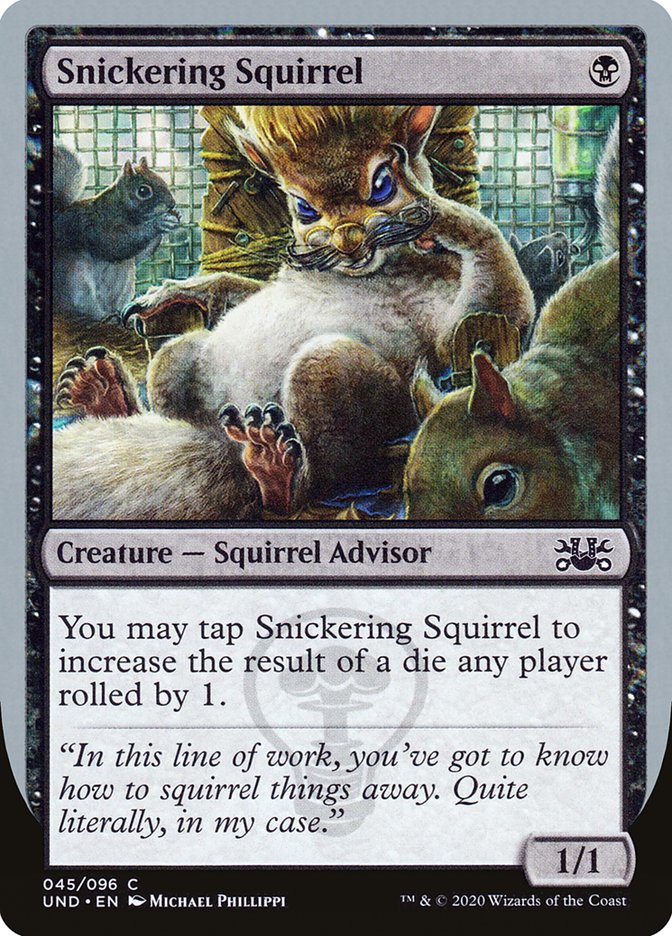 Snickering Squirrel [Unsanctioned] | Shuffle n Cut Hobbies & Games