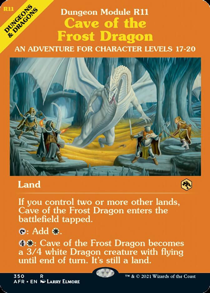 Cave of the Frost Dragon (Dungeon Module) [Dungeons & Dragons: Adventures in the Forgotten Realms] | Shuffle n Cut Hobbies & Games