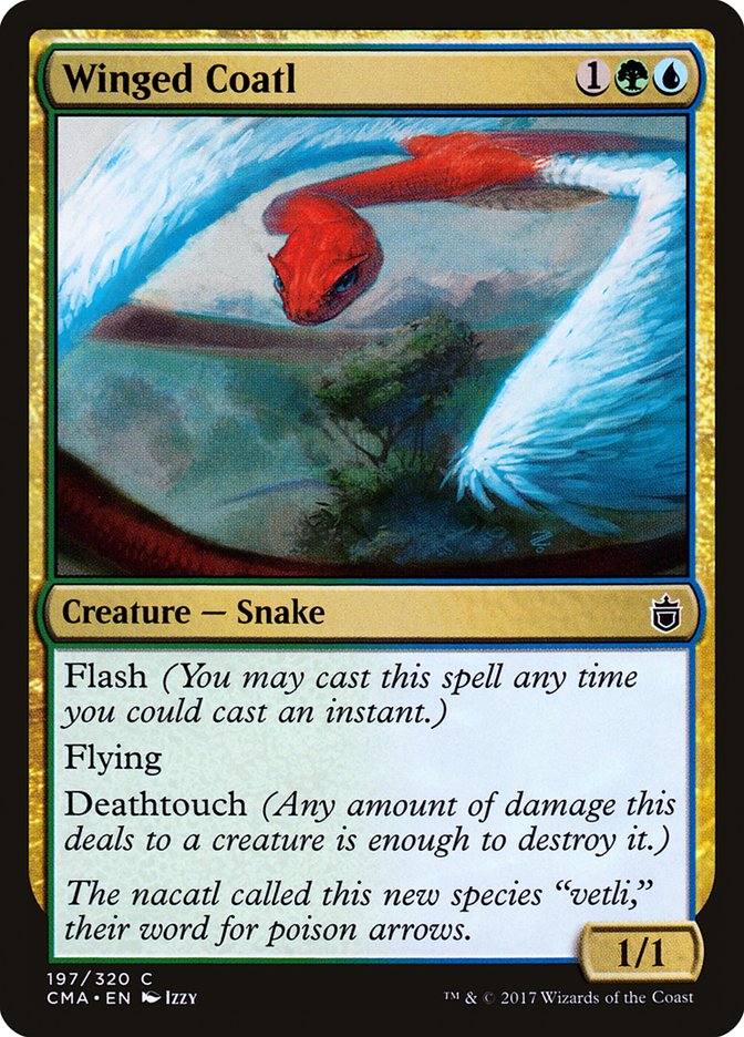 Winged Coatl [Commander Anthology] | Shuffle n Cut Hobbies & Games