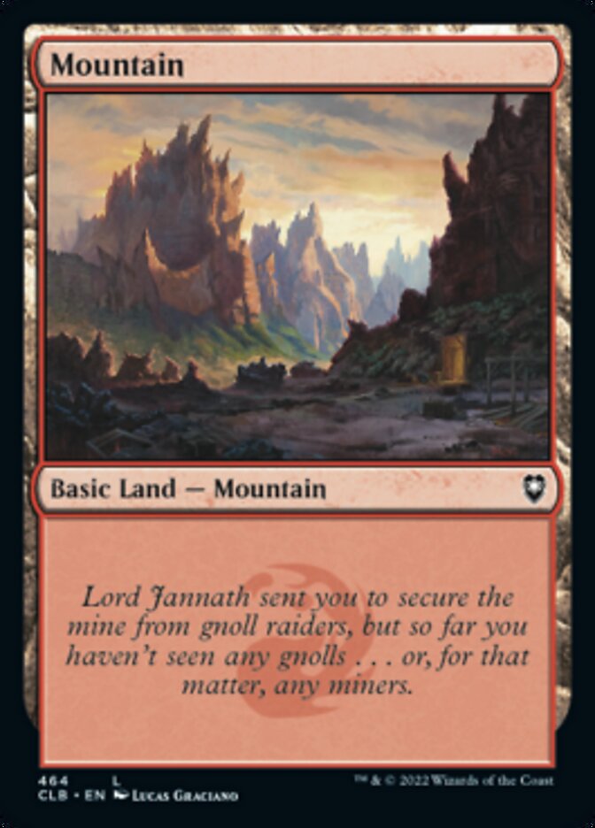 Mountain (464) [Commander Legends: Battle for Baldur's Gate] | Shuffle n Cut Hobbies & Games