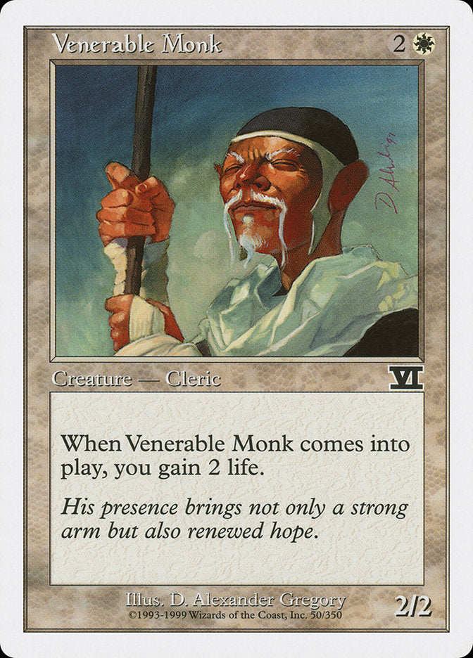 Venerable Monk [Classic Sixth Edition] | Shuffle n Cut Hobbies & Games