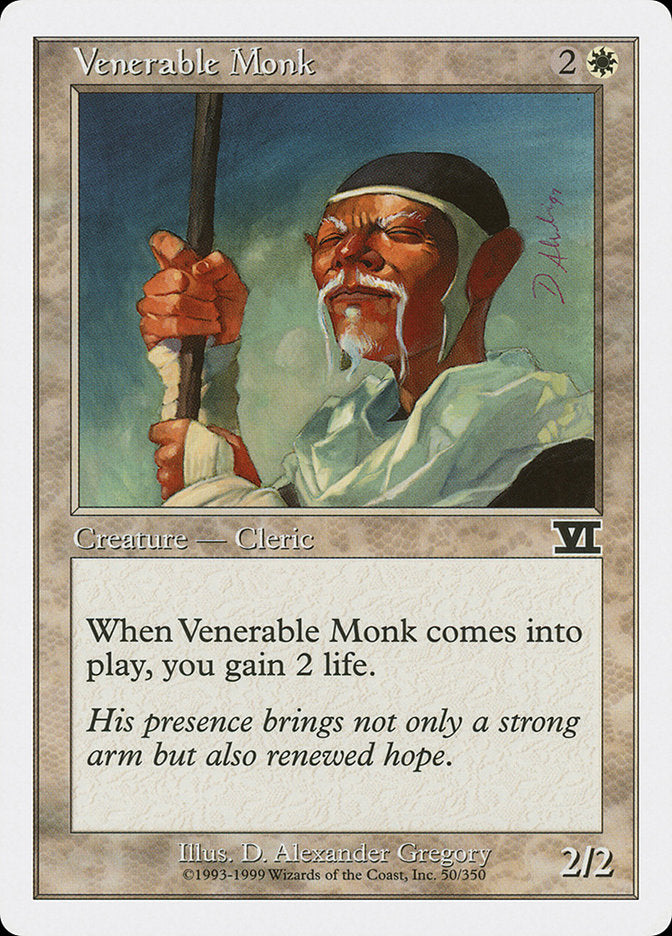 Venerable Monk [Classic Sixth Edition] | Shuffle n Cut Hobbies & Games