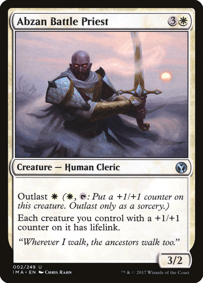 Abzan Battle Priest [Iconic Masters] | Shuffle n Cut Hobbies & Games