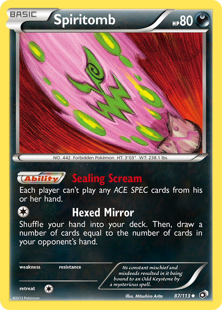 Spiritomb (87/113) [Black & White: Legendary Treasures] | Shuffle n Cut Hobbies & Games