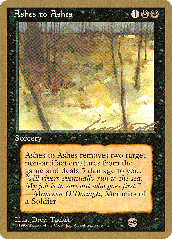 Ashes to Ashes (Leon Lindback) (SB) [Pro Tour Collector Set] | Shuffle n Cut Hobbies & Games