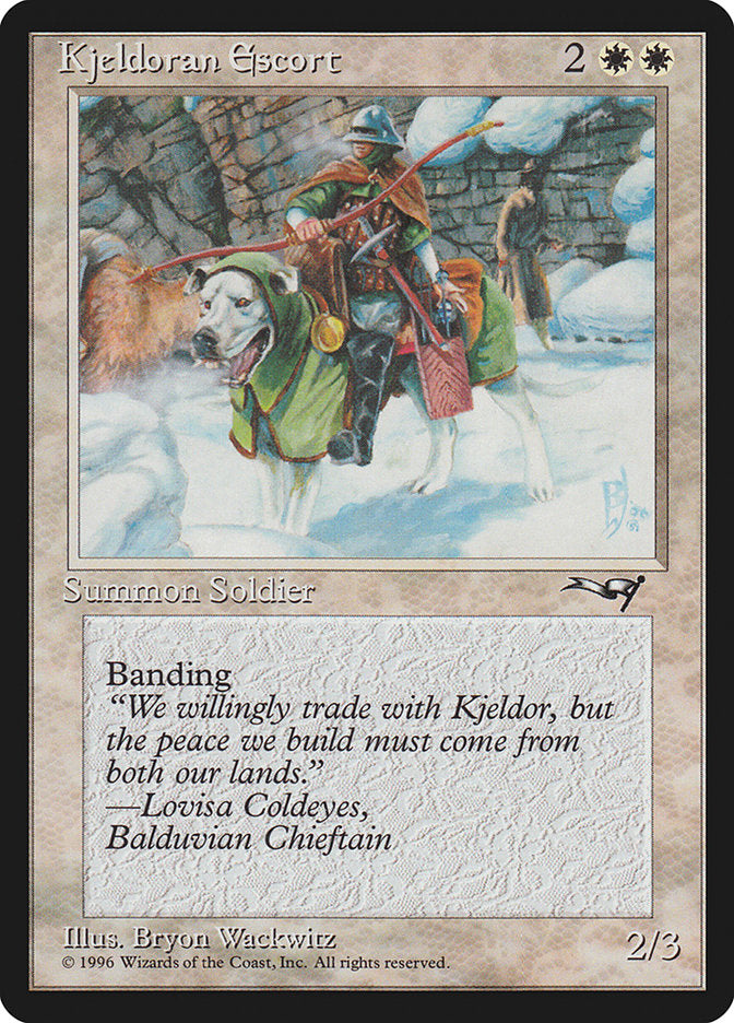 Kjeldoran Escort (Wall Background) [Alliances] | Shuffle n Cut Hobbies & Games