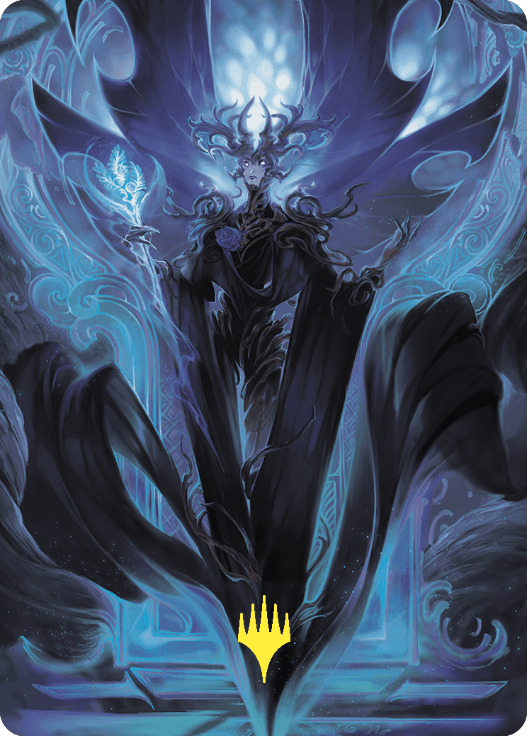 Talion, the Kindly Lord Art Card (Gold-Stamped Planeswalker Symbol) [Wilds of Eldraine Art Series] | Shuffle n Cut Hobbies & Games
