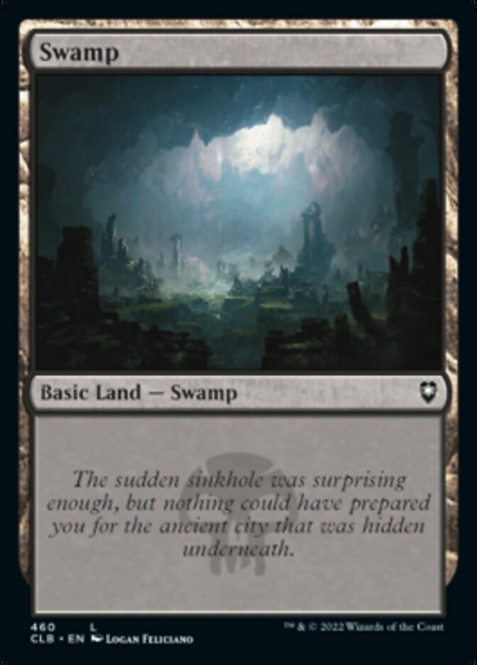 Swamp (460) [Commander Legends: Battle for Baldur's Gate] | Shuffle n Cut Hobbies & Games