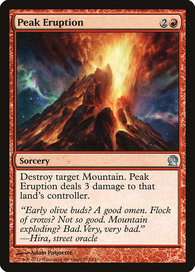 Peak Eruption [Theros] | Shuffle n Cut Hobbies & Games