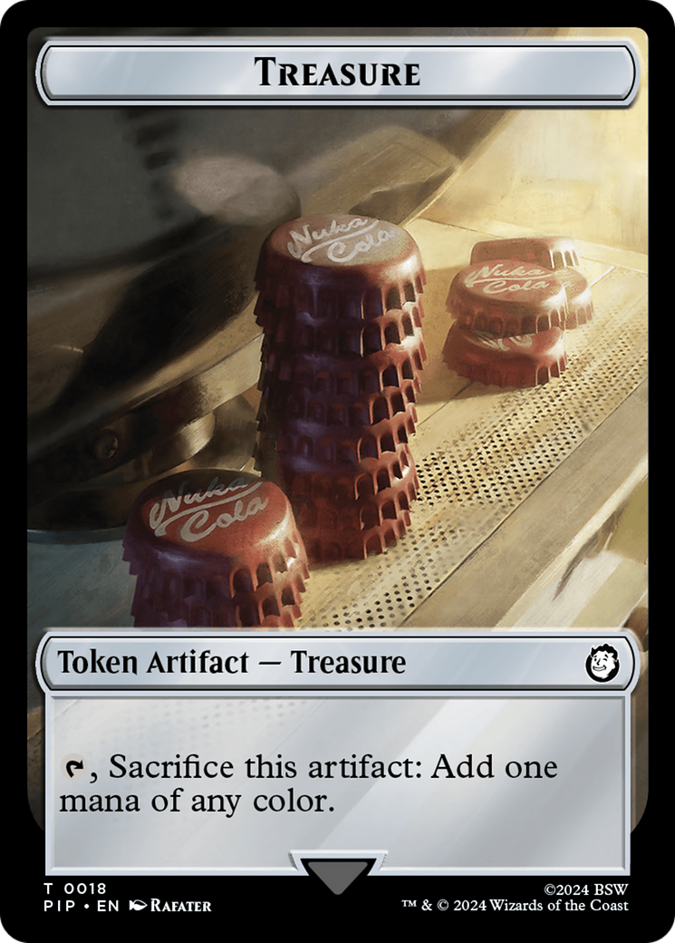 Treasure (0018) // Energy Reserve Double-Sided Token [Fallout Tokens] | Shuffle n Cut Hobbies & Games