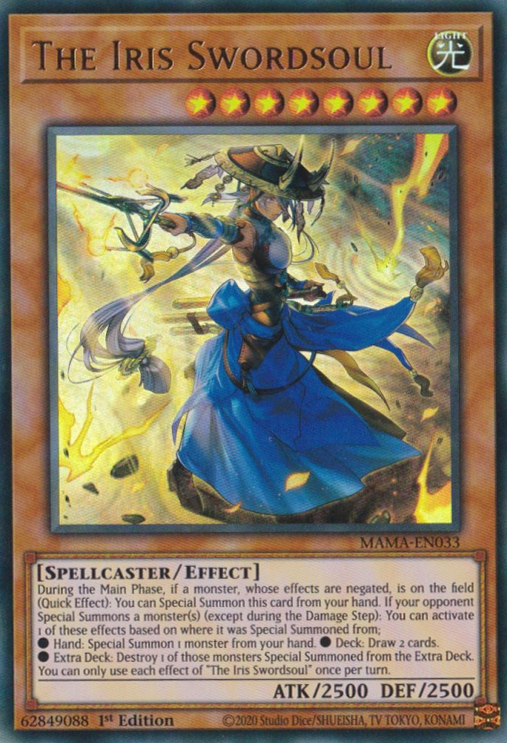 The Iris Swordsoul [MAMA-EN033] Ultra Rare | Shuffle n Cut Hobbies & Games