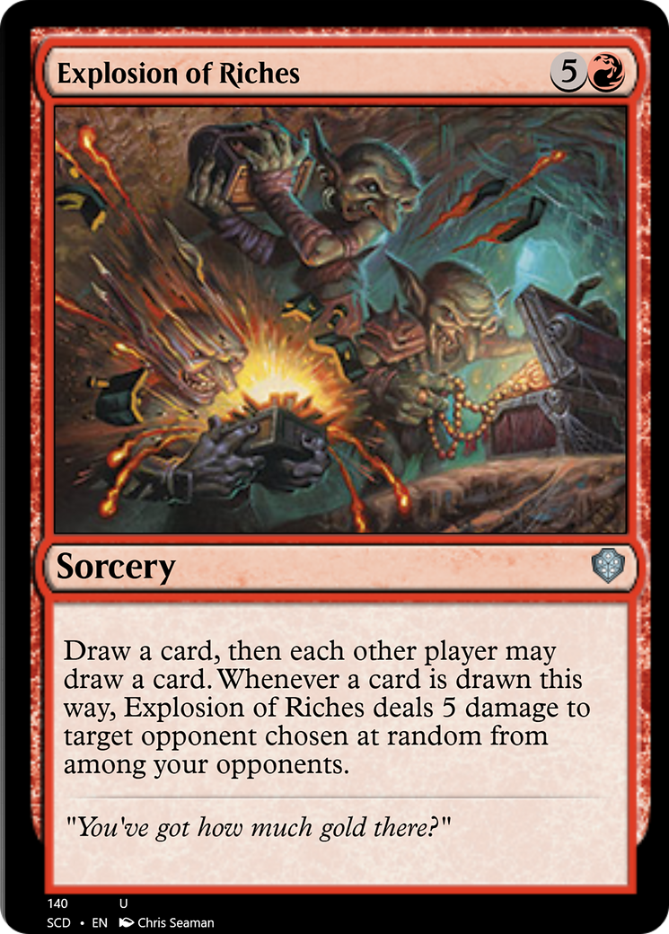 Explosion of Riches [Starter Commander Decks] | Shuffle n Cut Hobbies & Games