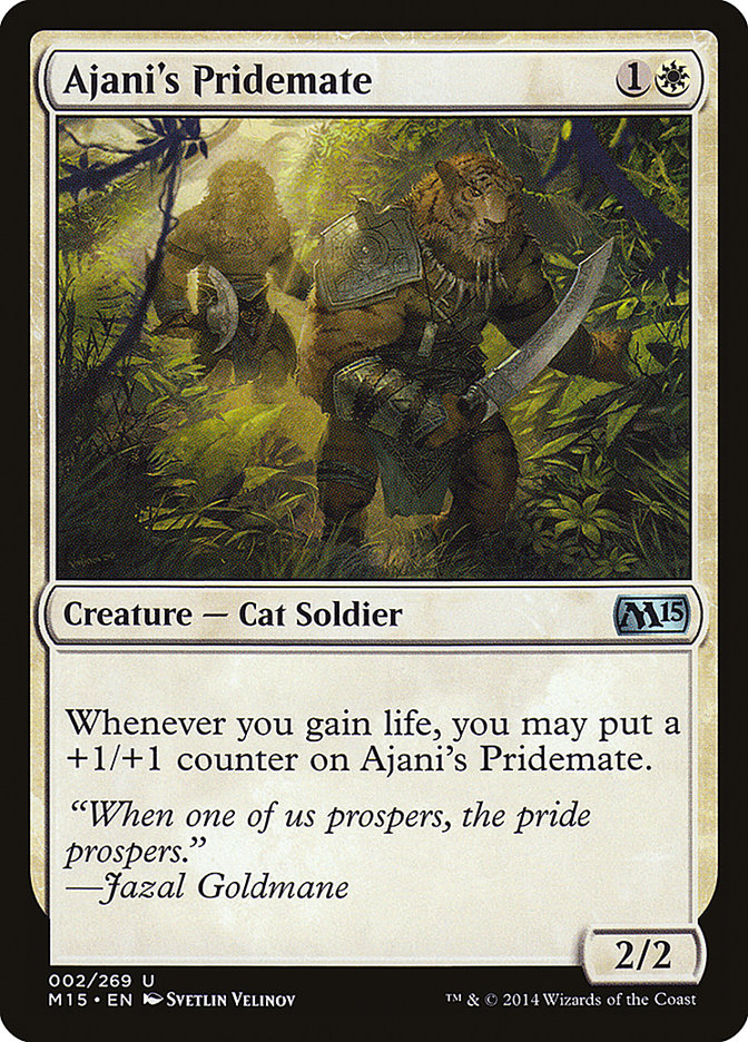 Ajani's Pridemate [Magic 2015] | Shuffle n Cut Hobbies & Games