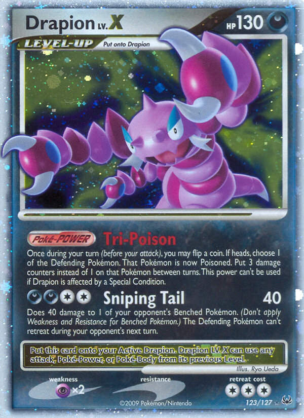 Drapion LV.X (123/127) [Platinum: Base Set] | Shuffle n Cut Hobbies & Games
