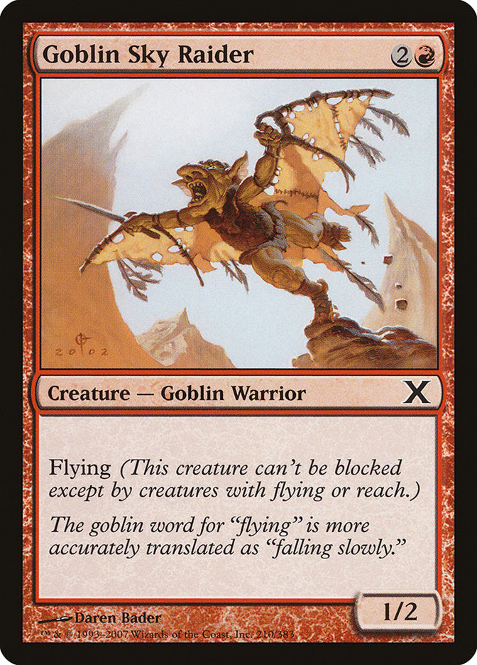Goblin Sky Raider [Tenth Edition] | Shuffle n Cut Hobbies & Games
