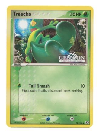 Treecko (70/106) (Gen Con The Best Four Days in Gaming Promo) [EX: Emerald] | Shuffle n Cut Hobbies & Games
