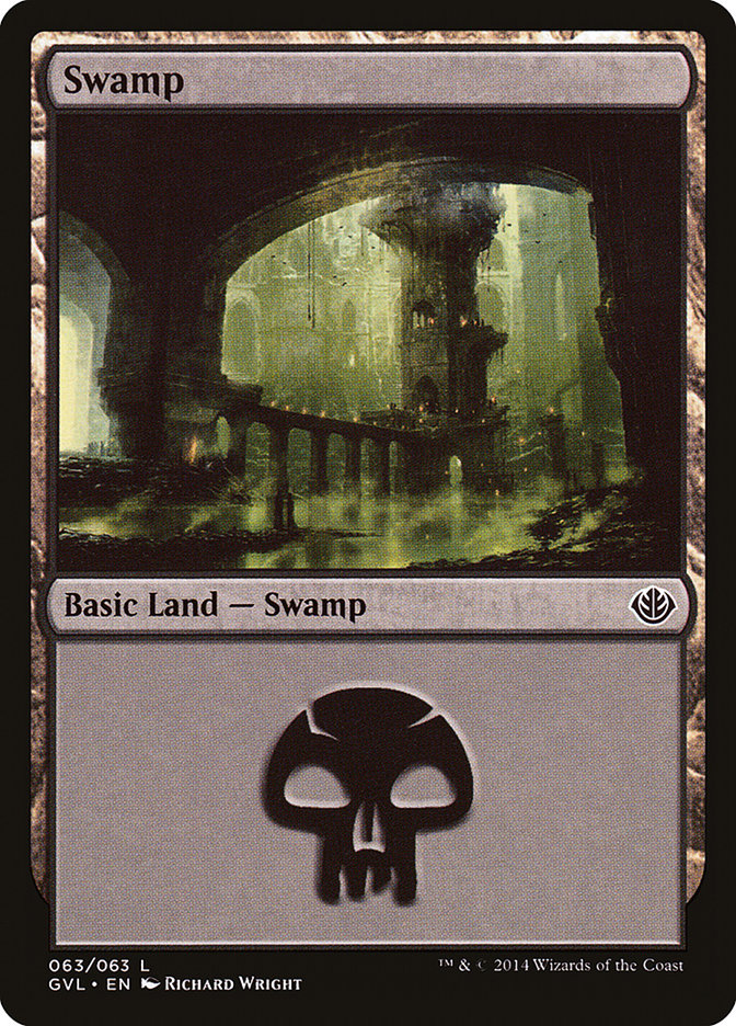 Swamp (63) (Garruk vs. Liliana) [Duel Decks Anthology] | Shuffle n Cut Hobbies & Games